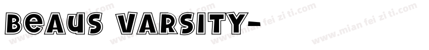 Beaus Varsity字体转换